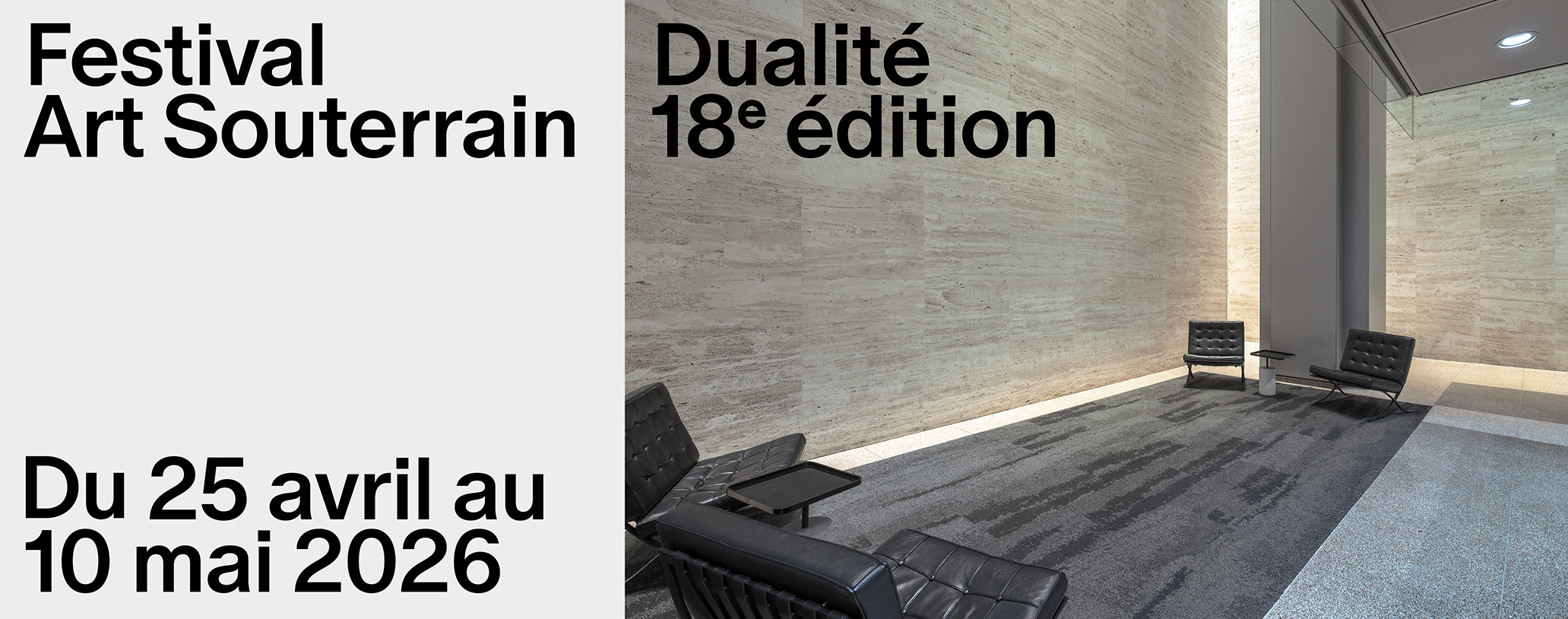 Dualité - Festival Art Souterrain 18e édition
