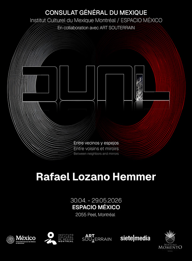 Rafael Lozano Hemmer - Entre voisins et miroirs; Institut Culturel du Mexique Montréal