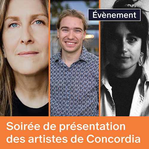 Soirée de présentation des artistes de Concordia